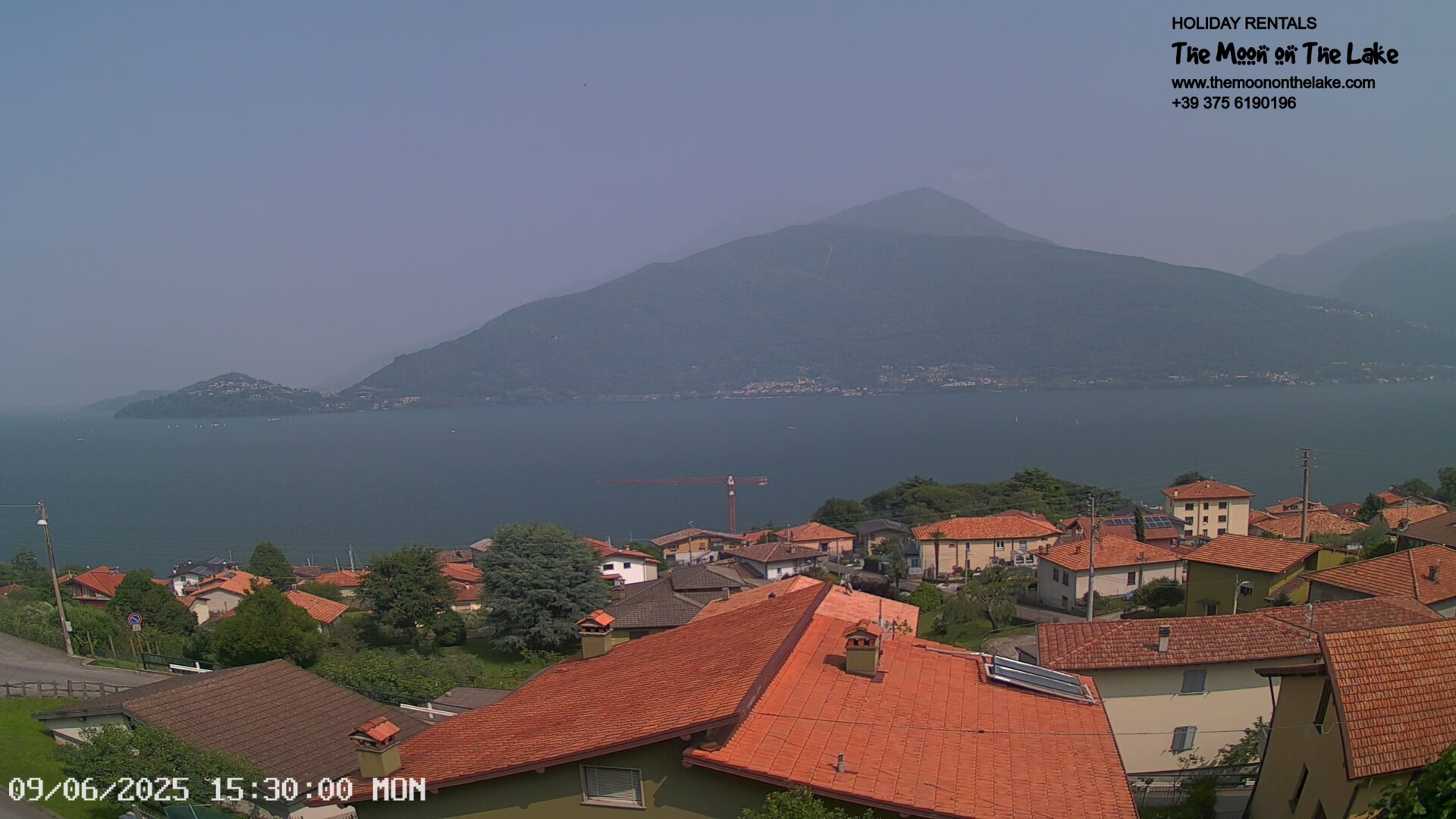 immagine della webcam nei dintorni di Mezzegra: webcam Pianello del Lario