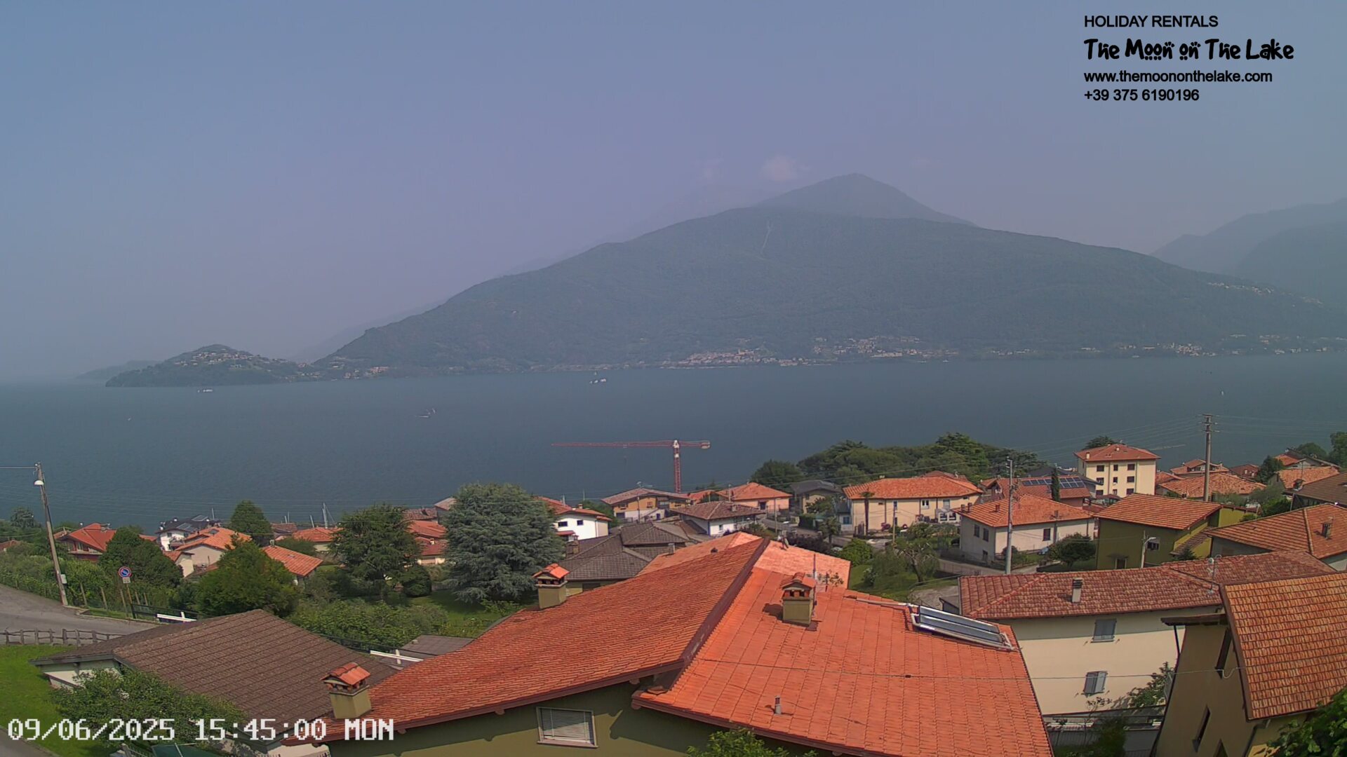immagine della webcam nei dintorni di Menarola: webcam Pianello del Lario