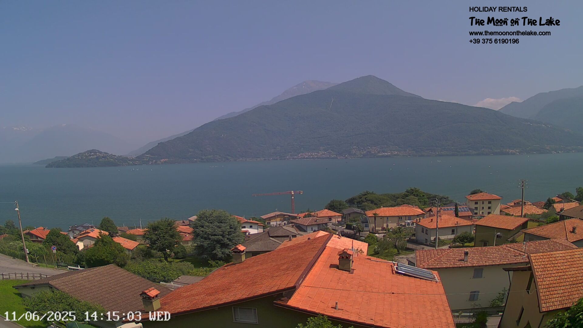 immagine della webcam nei dintorni di Sant'Abbondio: webcam Pianello del Lario