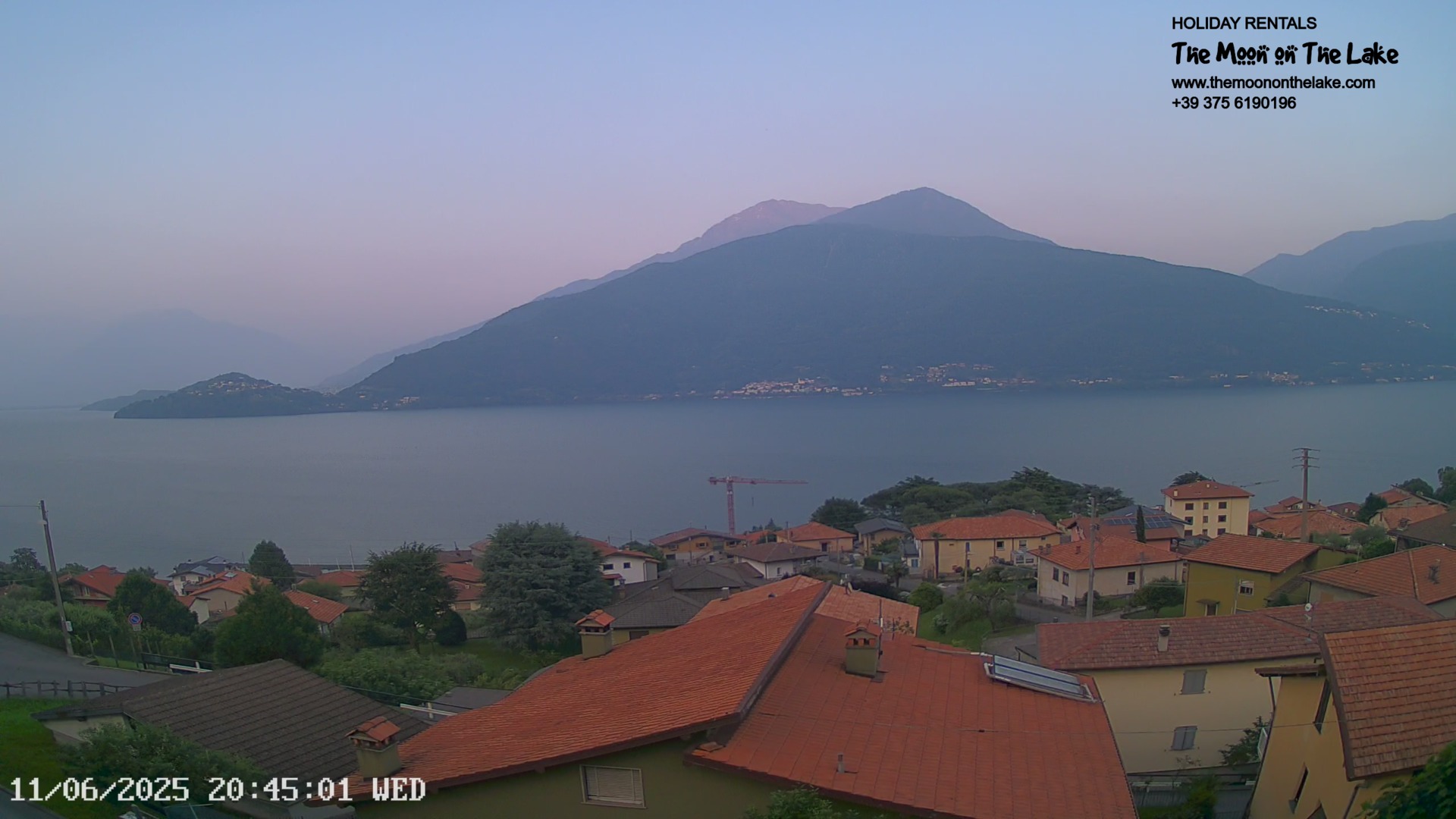 immagine della webcam nei dintorni di Vercana: webcam Pianello del Lario