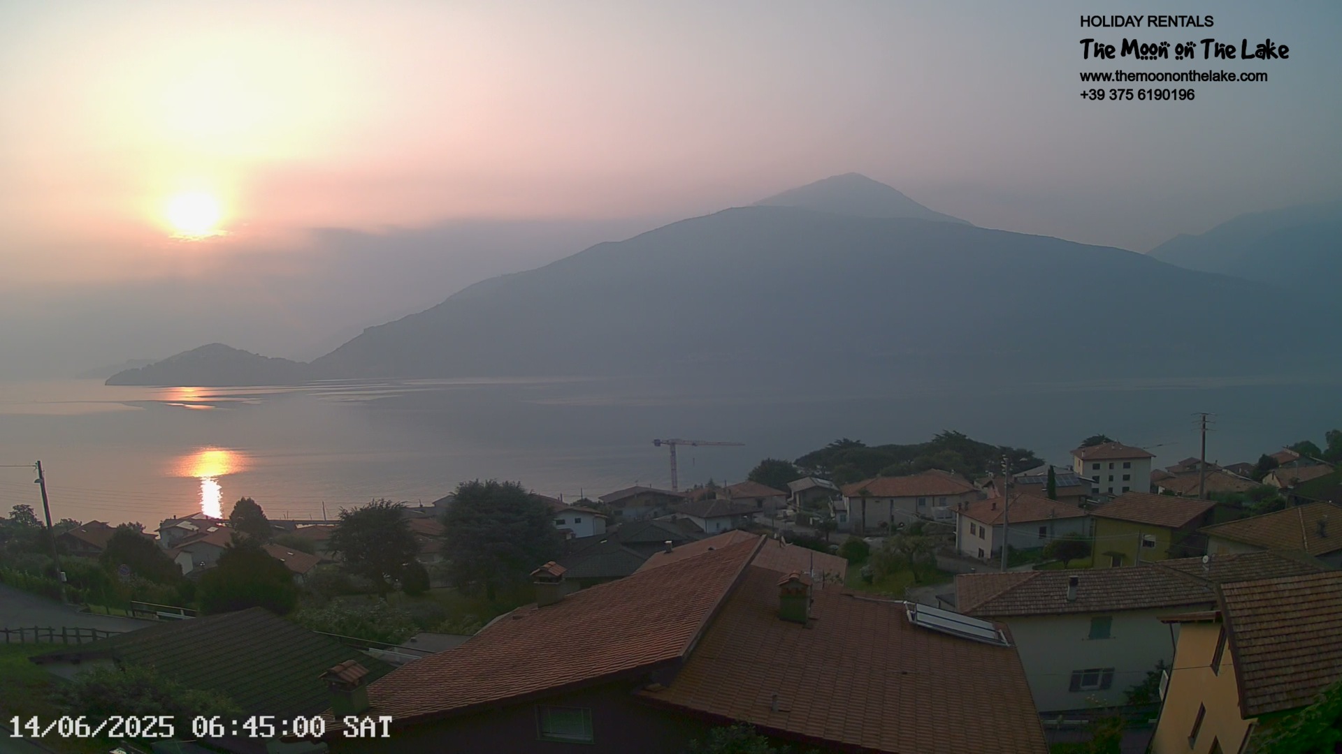 immagine della webcam nei dintorni di Cusino: webcam Pianello del Lario