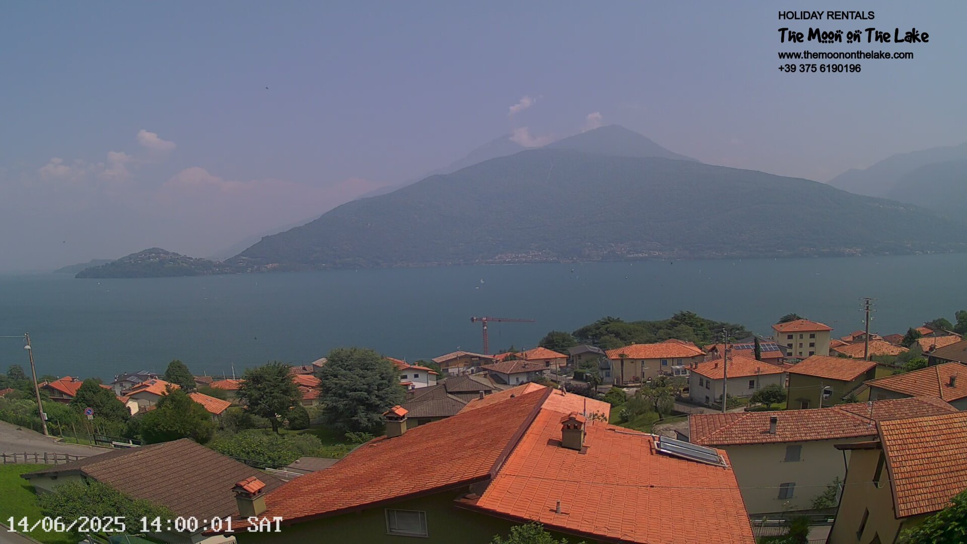 immagine della webcam nei dintorni di Cremia: webcam Pianello del Lario