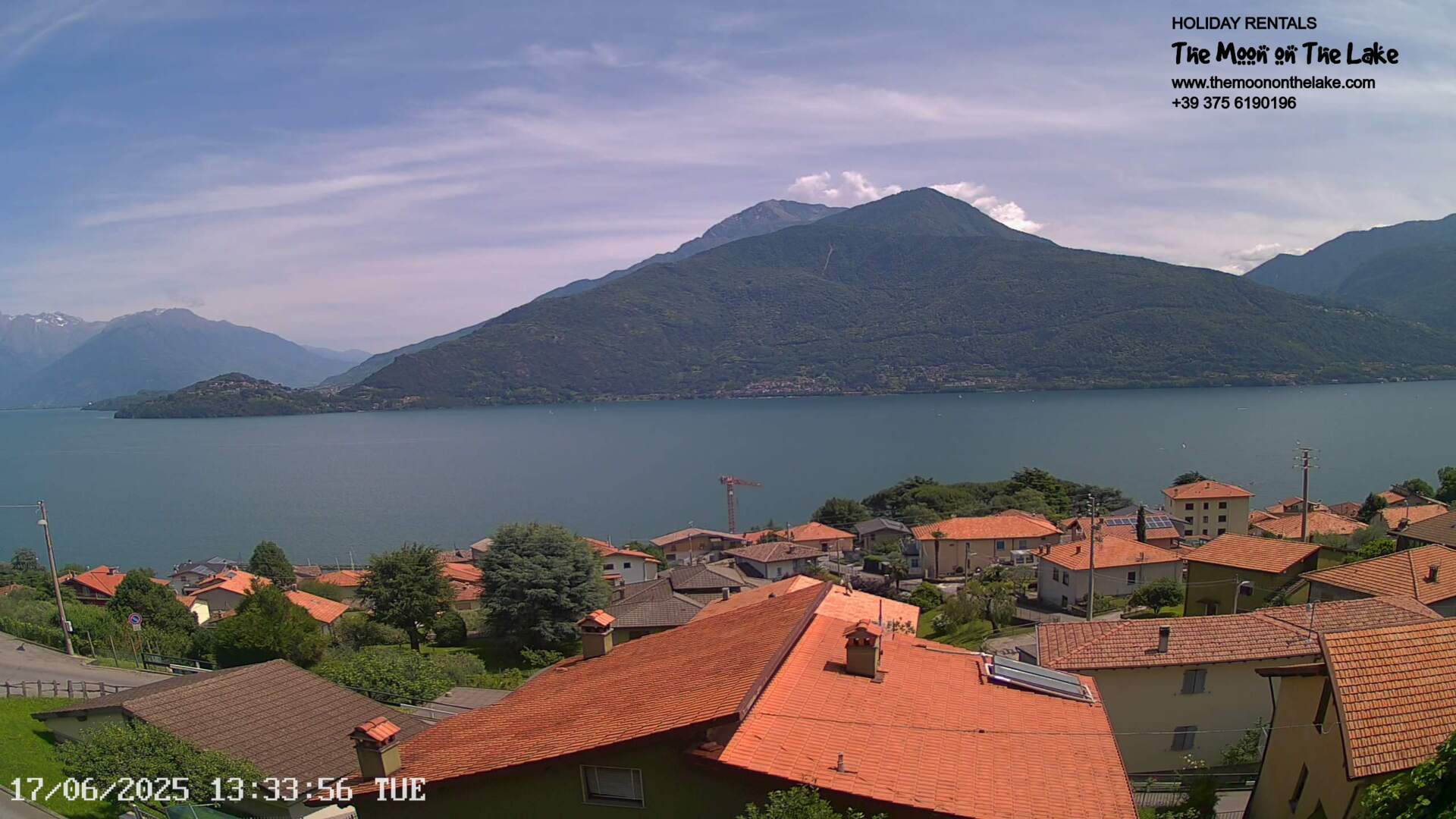 immagine della webcam nei dintorni di Monte Legnone: webcam Pianello del Lario