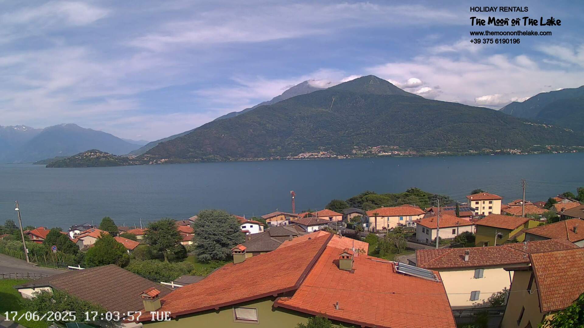 immagine della webcam nei dintorni di Tremezzo: webcam Pianello del Lario