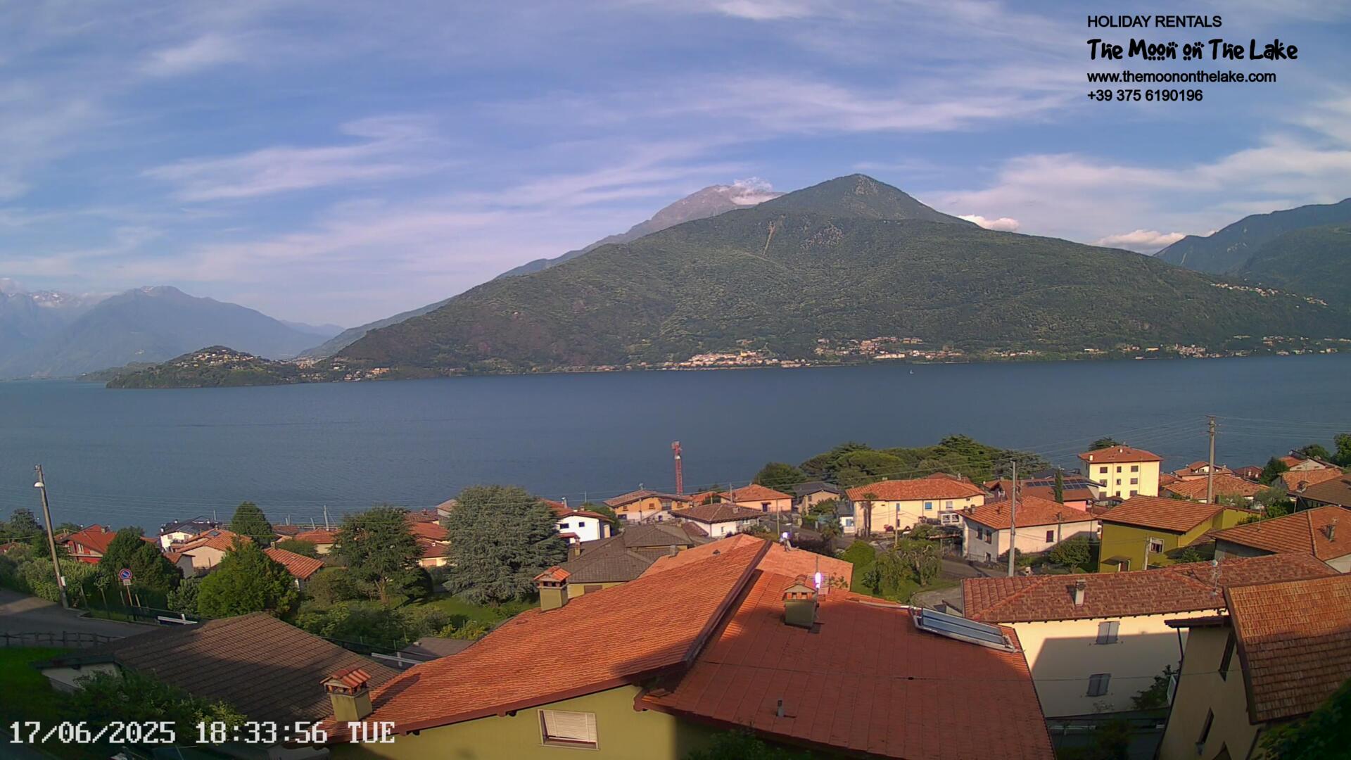 immagine della webcam nei dintorni di Dosso del Liro: webcam Pianello del Lario