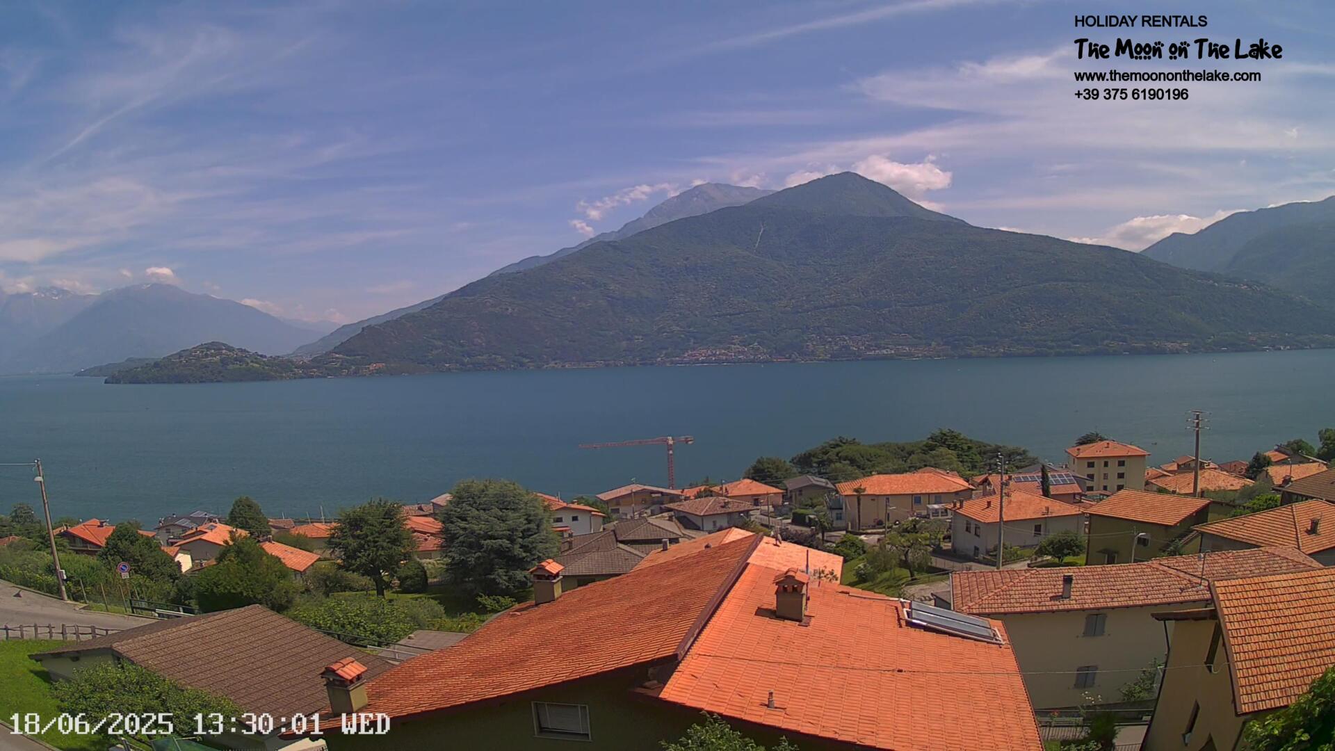 immagine della webcam nei dintorni di Dervio: webcam Pianello del Lario