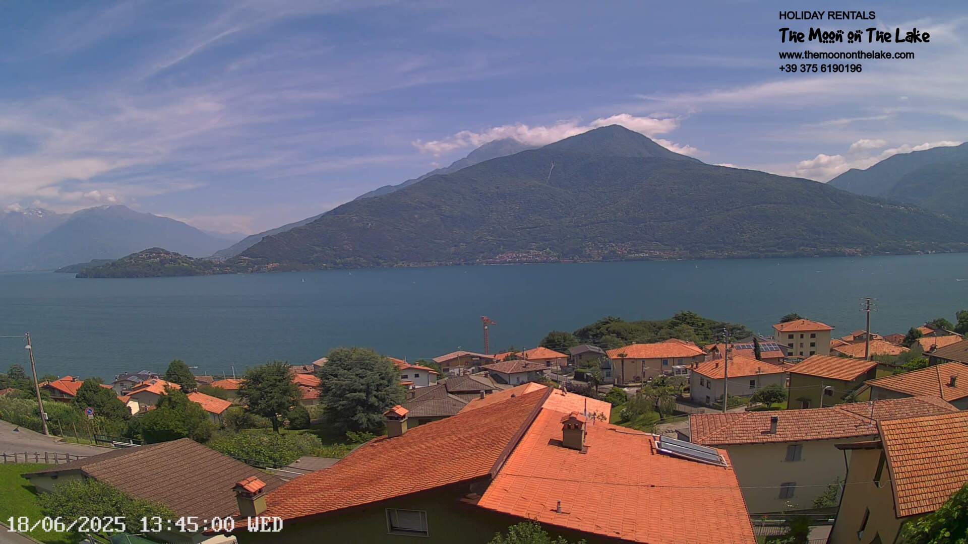 immagine della webcam nei dintorni di Menarola: webcam Pianello del Lario