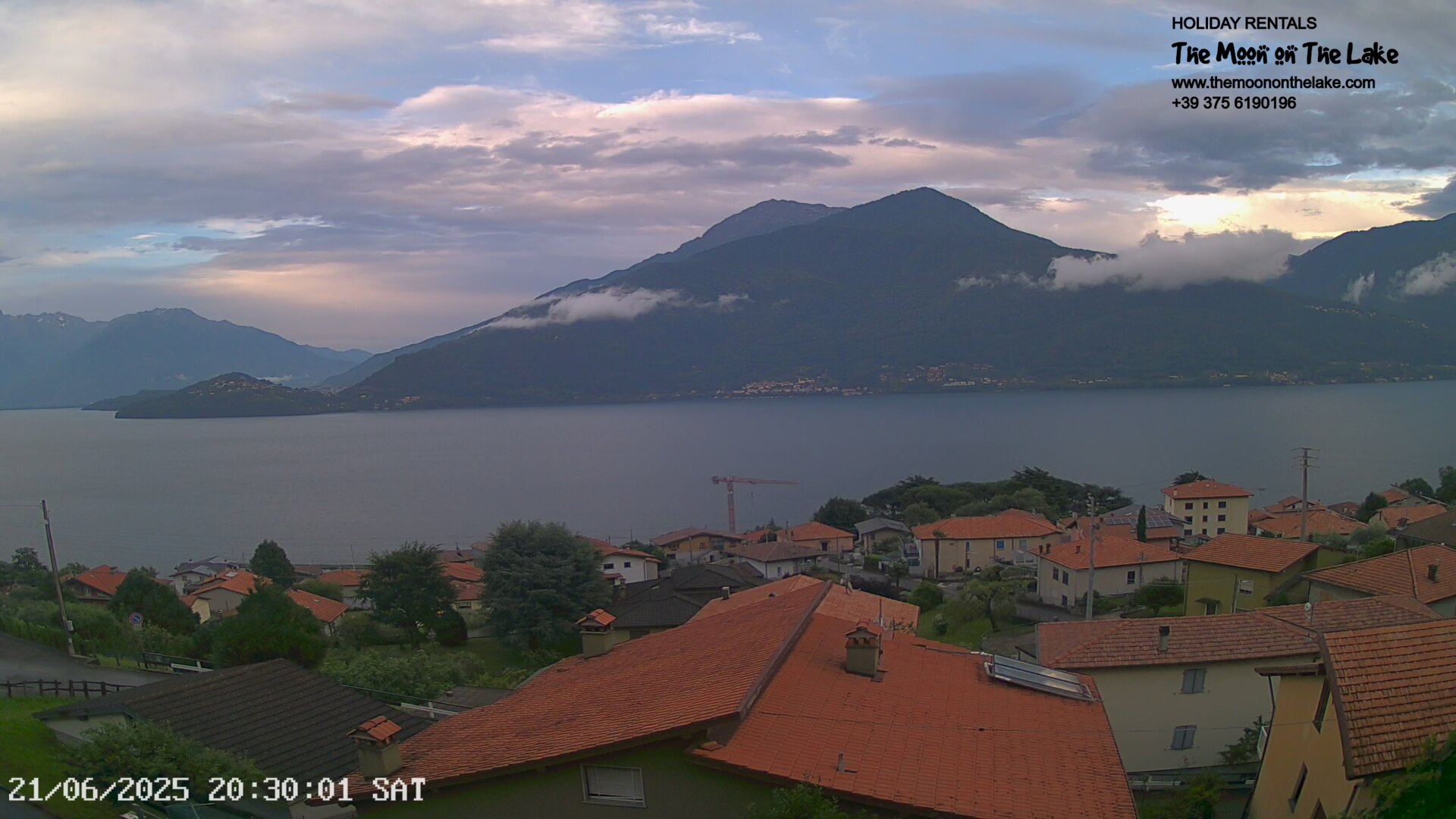 immagine della webcam nei dintorni di Cremia: webcam Pianello del Lario