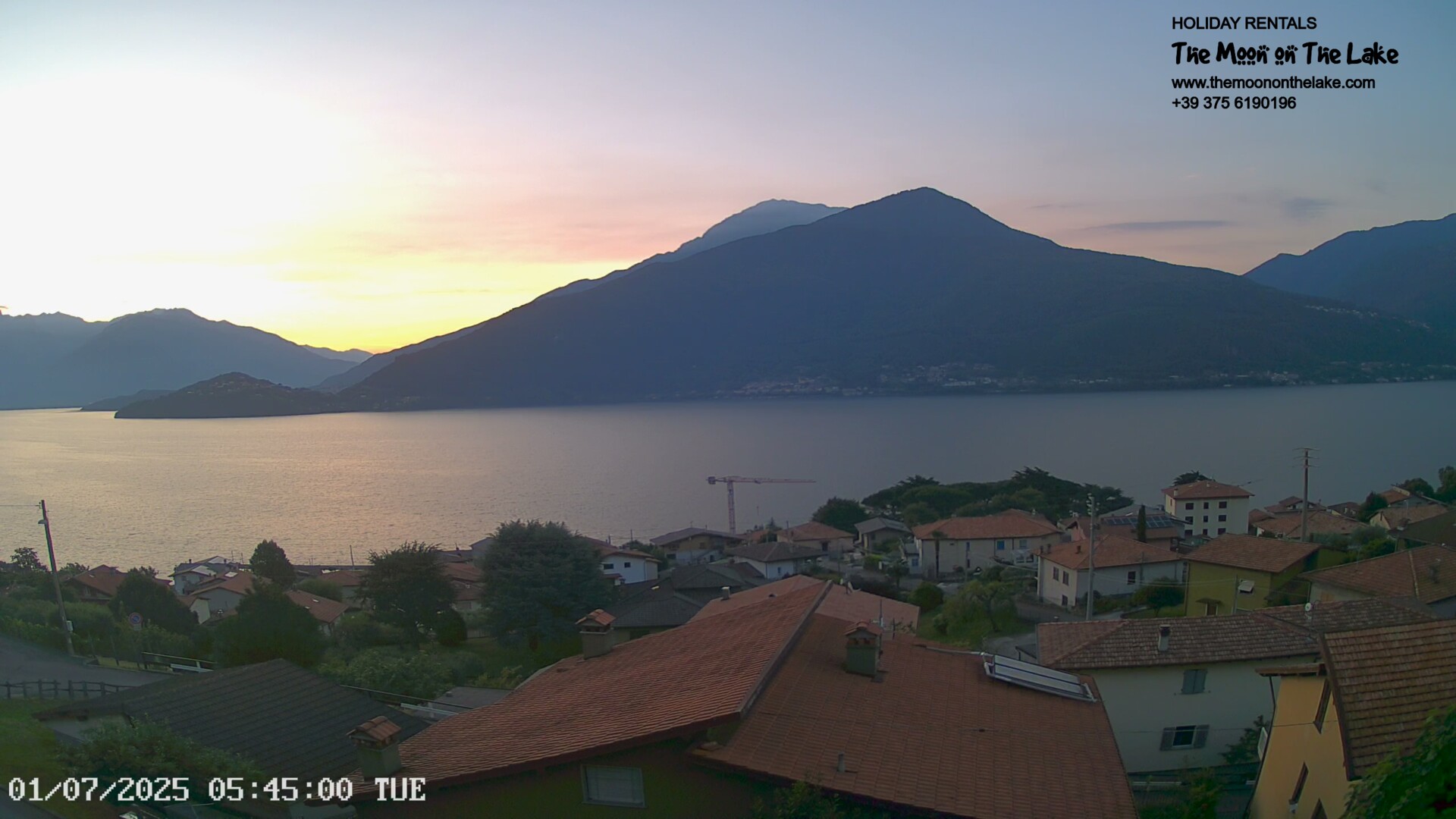 immagine della webcam nei dintorni di Monte Legnone: webcam Pianello del Lario