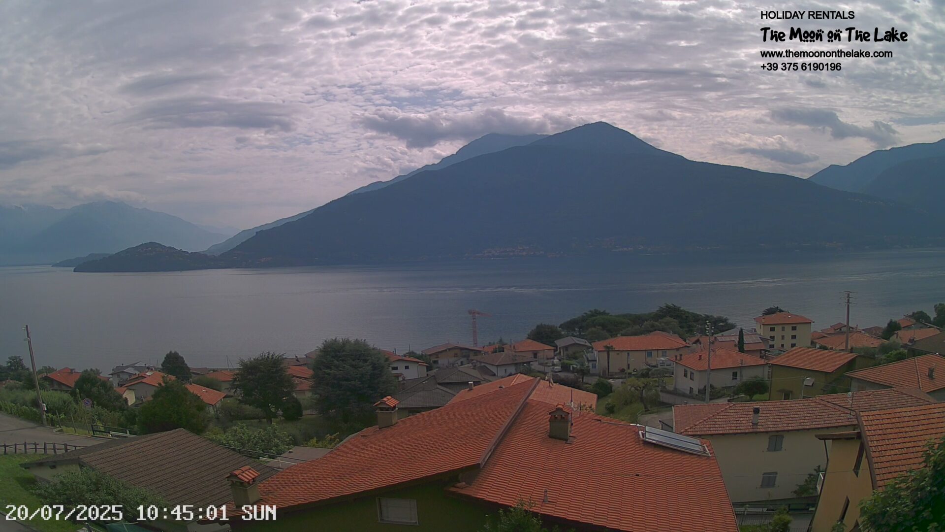 immagine della webcam nei dintorni di Cremia: webcam Pianello del Lario