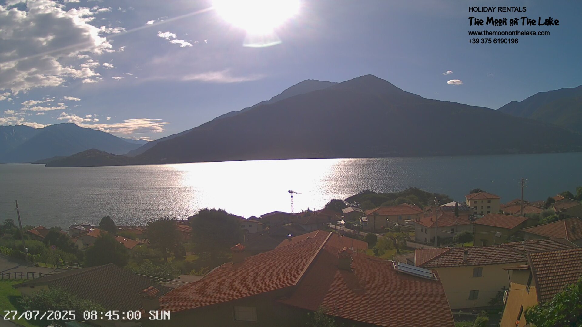 immagine della webcam nei dintorni di Alpe Giumello: webcam Pianello del Lario
