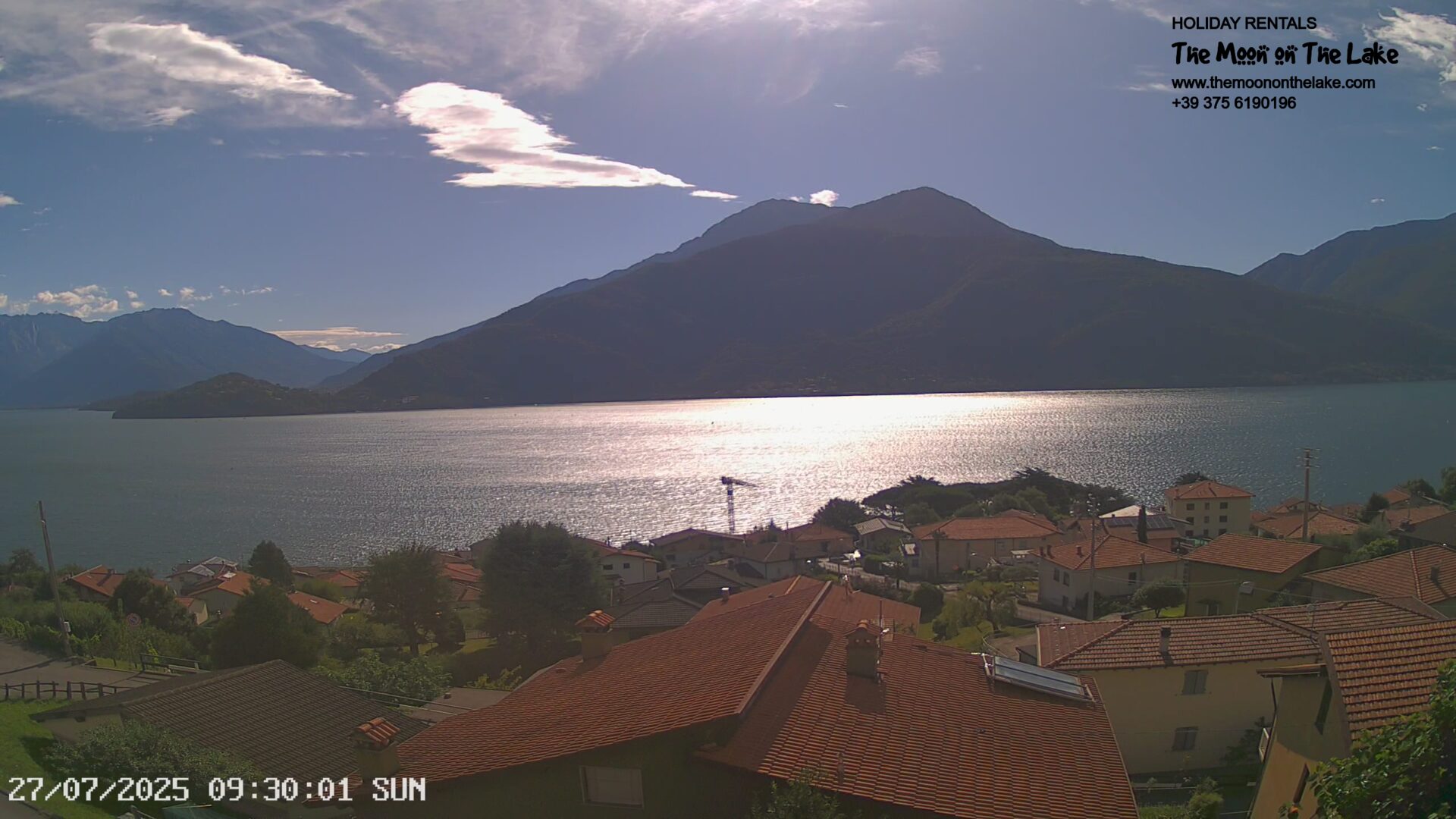 immagine della webcam nei dintorni di Ossuccio: webcam Pianello del Lario