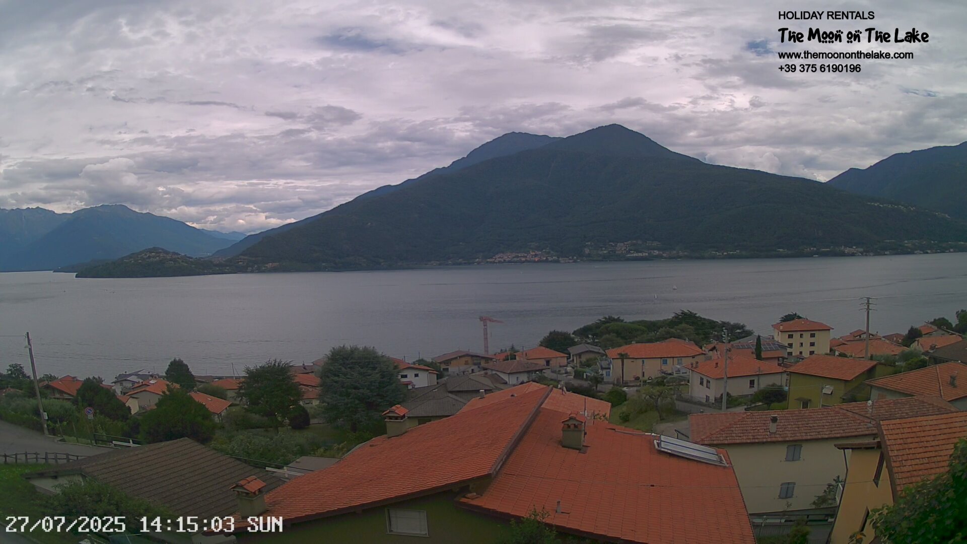 immagine della webcam nei dintorni di Menarola: webcam Pianello del Lario