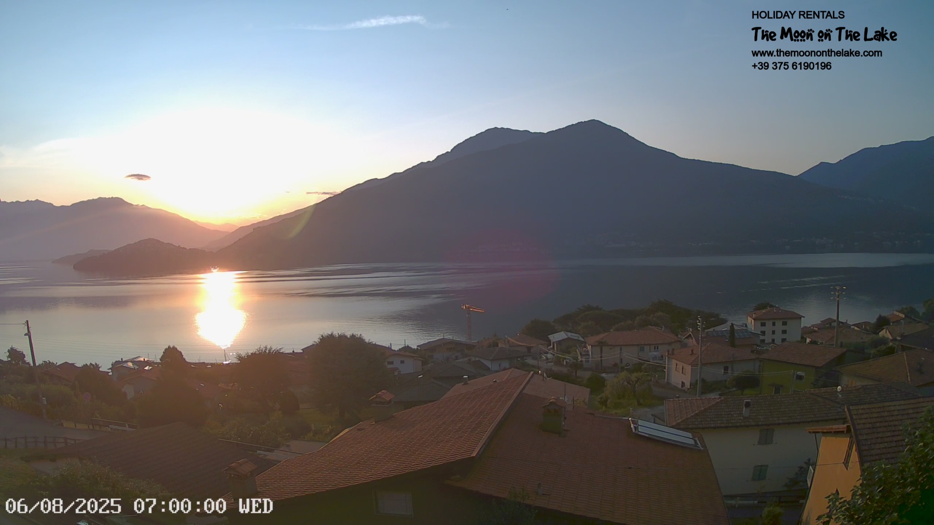 immagine della webcam nei dintorni di Gordona: webcam Pianello del Lario