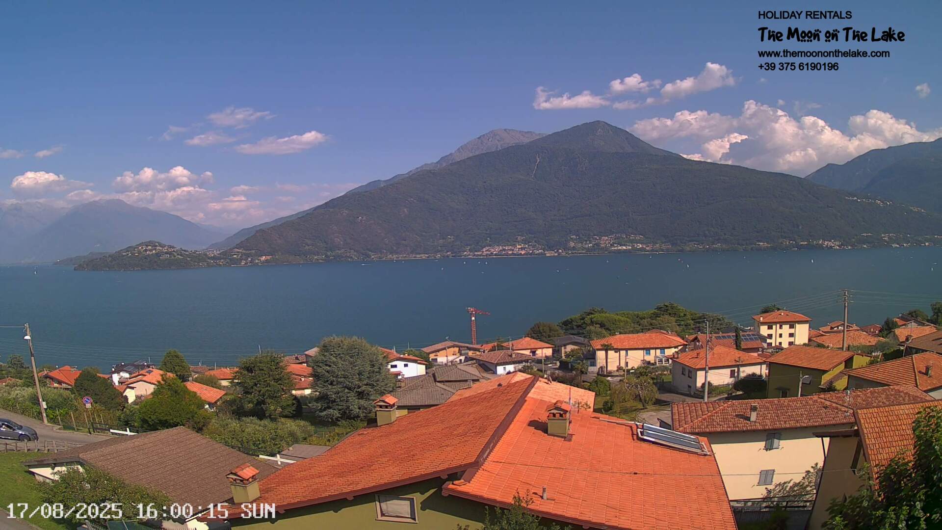 immagine della webcam nei dintorni di Gordona: webcam Pianello del Lario