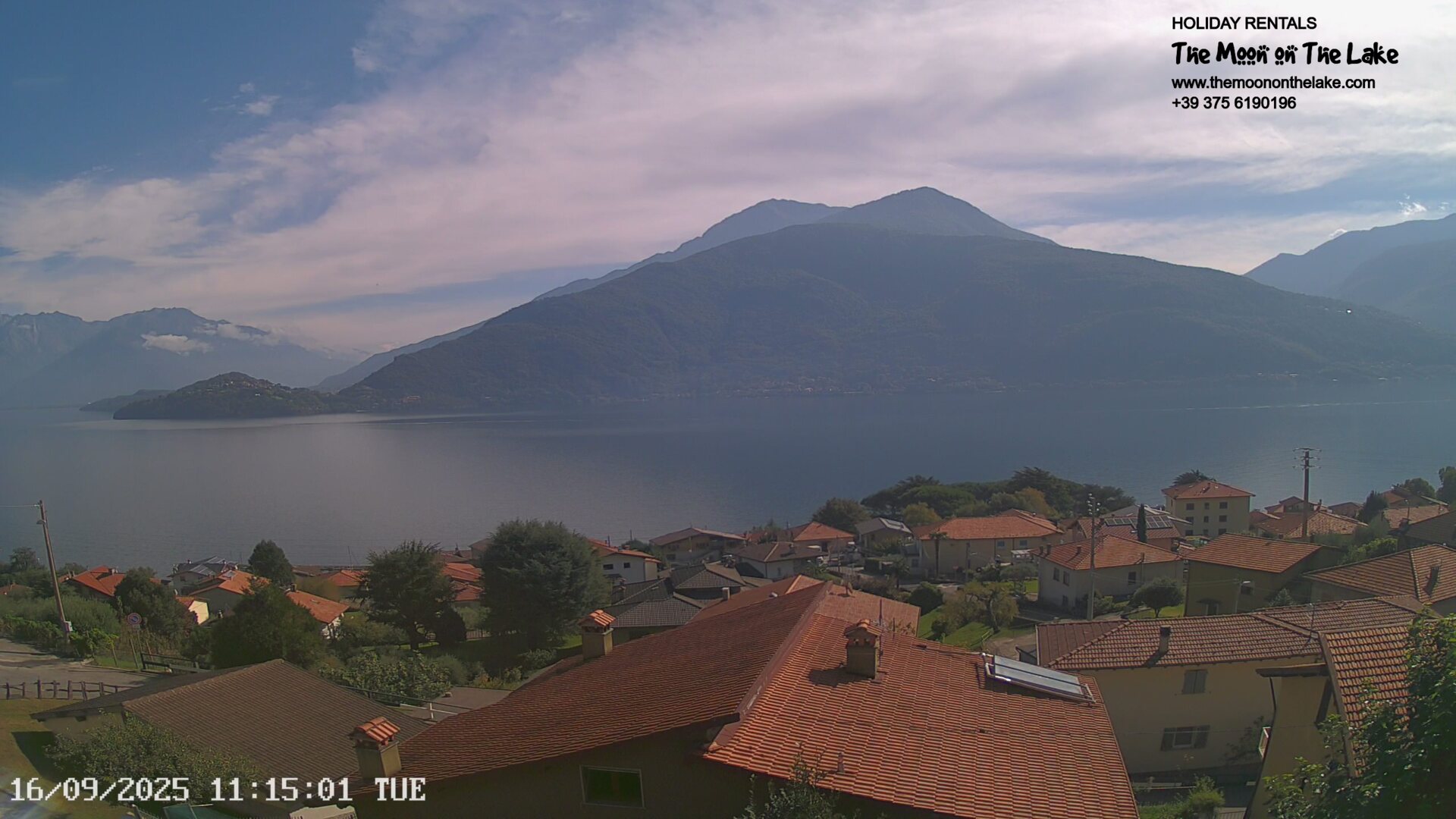 immagine della webcam nei dintorni di Ossuccio: webcam Pianello del Lario