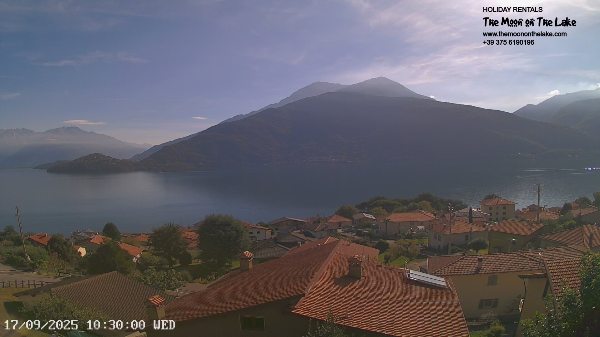 immagine della webcam nei dintorni di Menarola: webcam Pianello del Lario