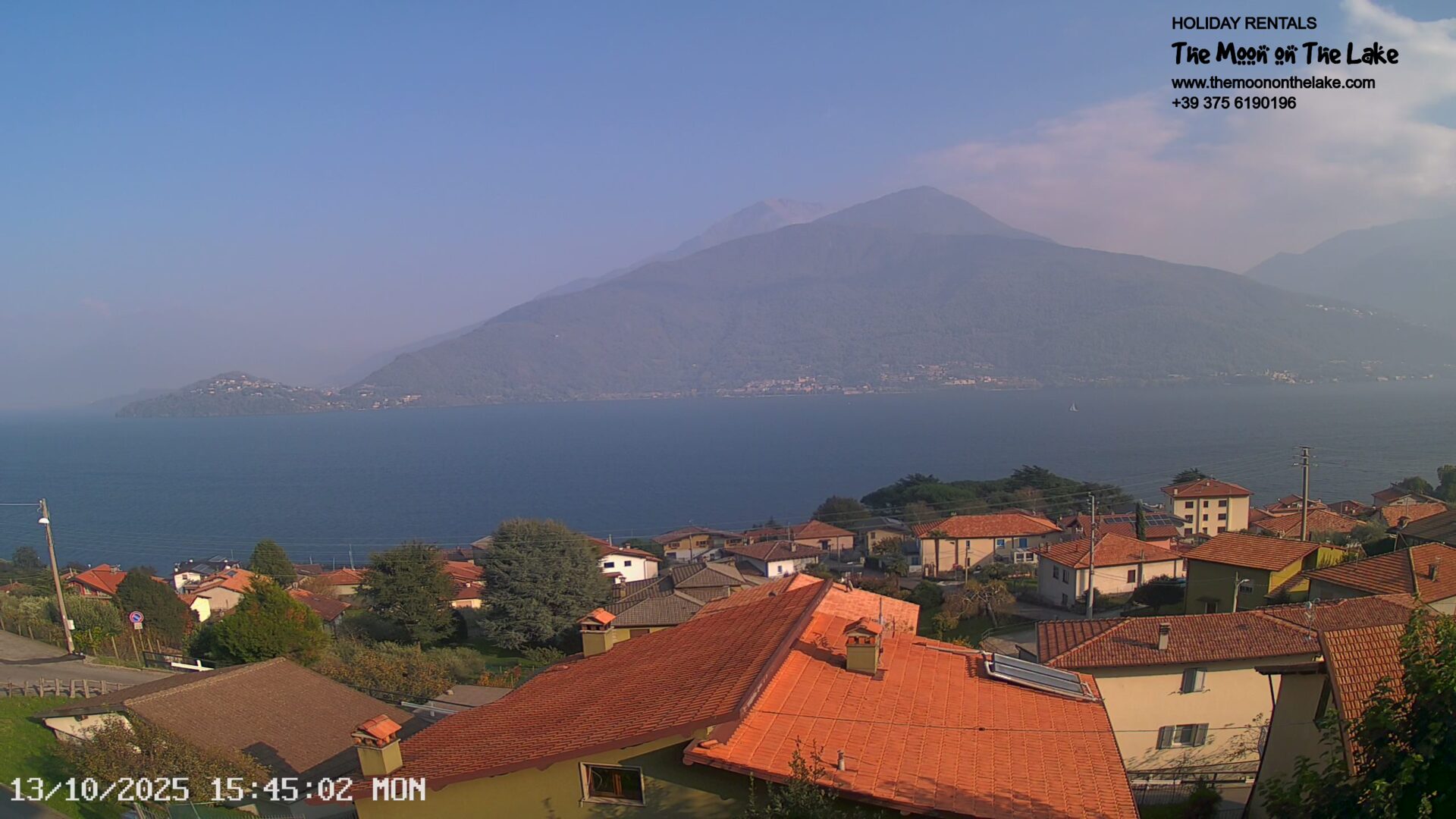 immagine della webcam nei dintorni di Monte Legnone: webcam Pianello del Lario