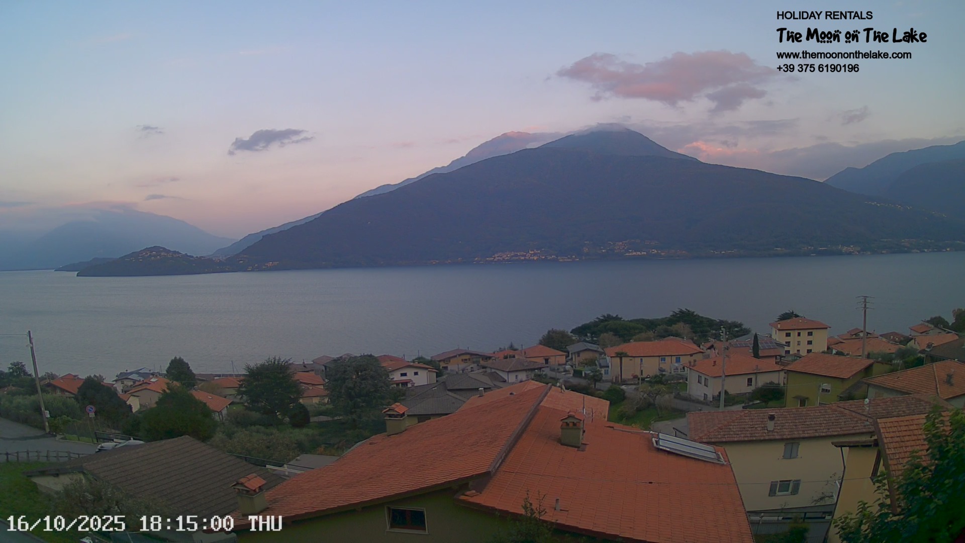 immagine della webcam nei dintorni di Dervio: webcam Pianello del Lario