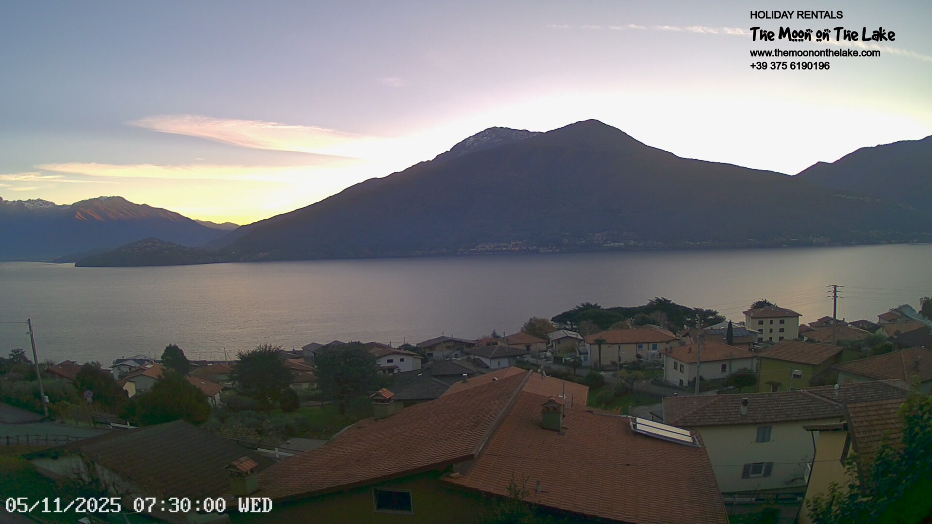 immagine della webcam nei dintorni di Vercana: webcam Pianello del Lario