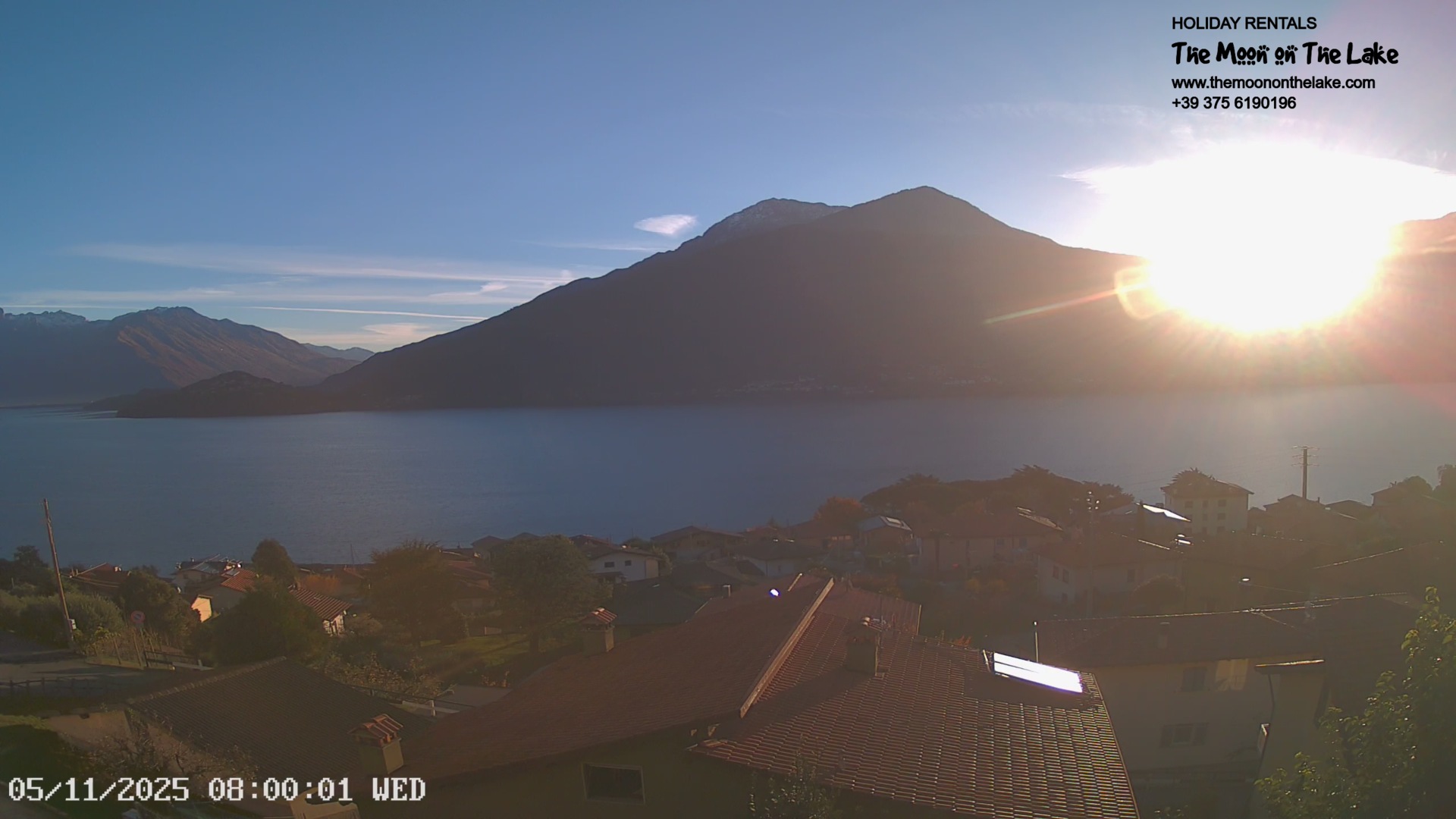 immagine della webcam nei dintorni di Monte Legnone: webcam Pianello del Lario