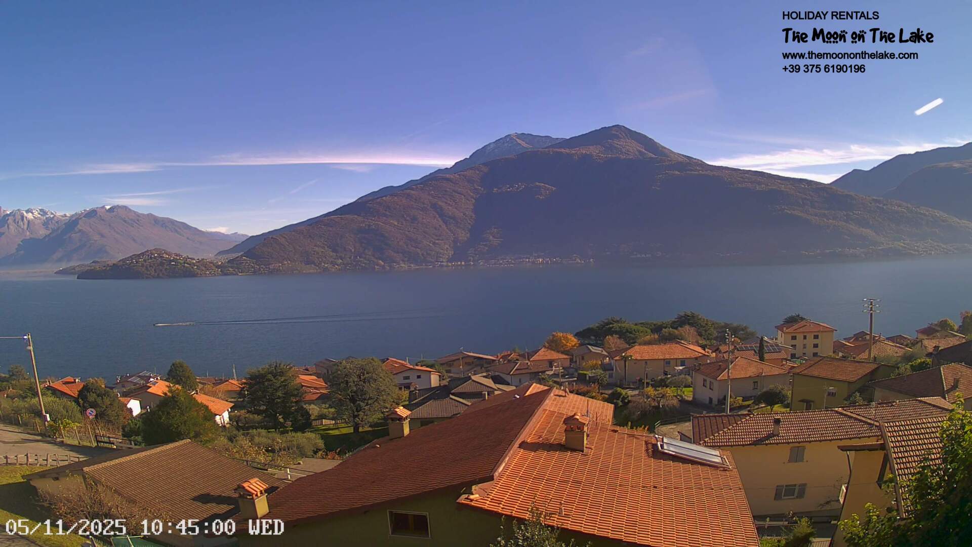 immagine della webcam nei dintorni di Monte Legnone: webcam Pianello del Lario