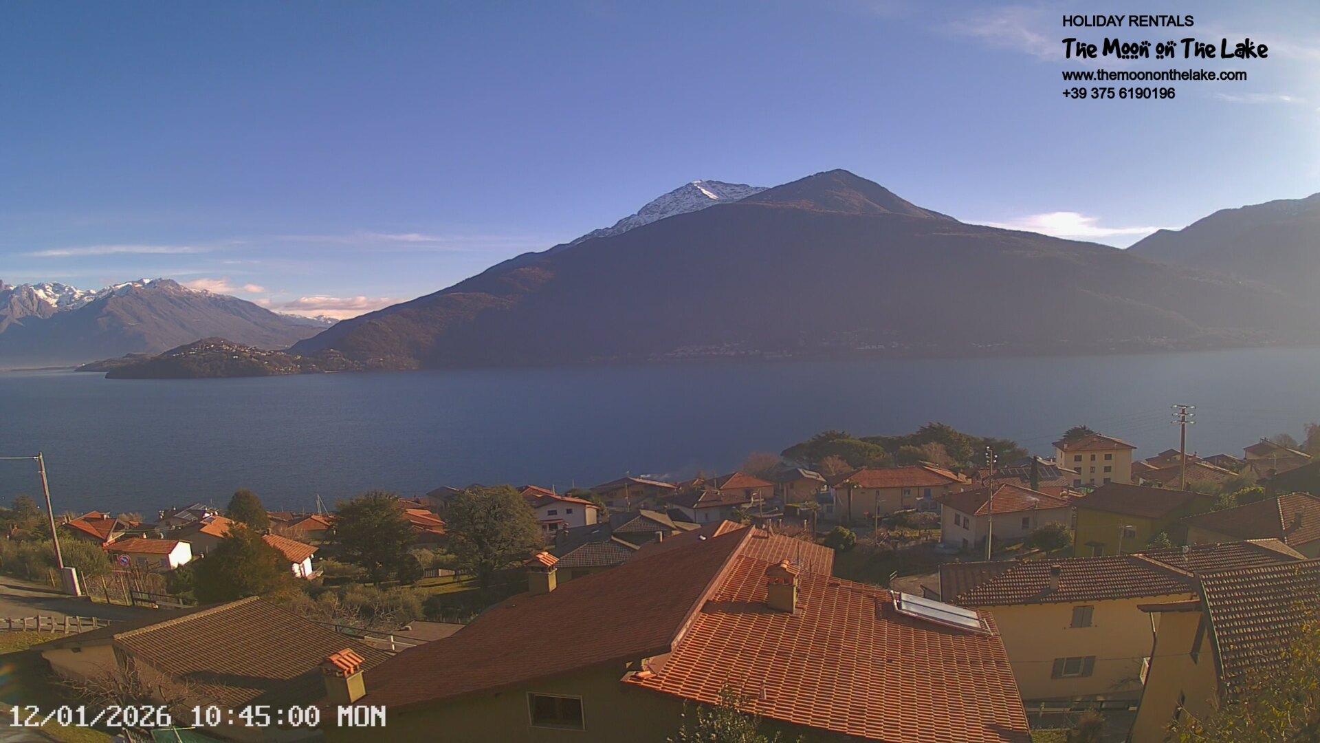 immagine della webcam nei dintorni di Vercana: webcam Pianello del Lario