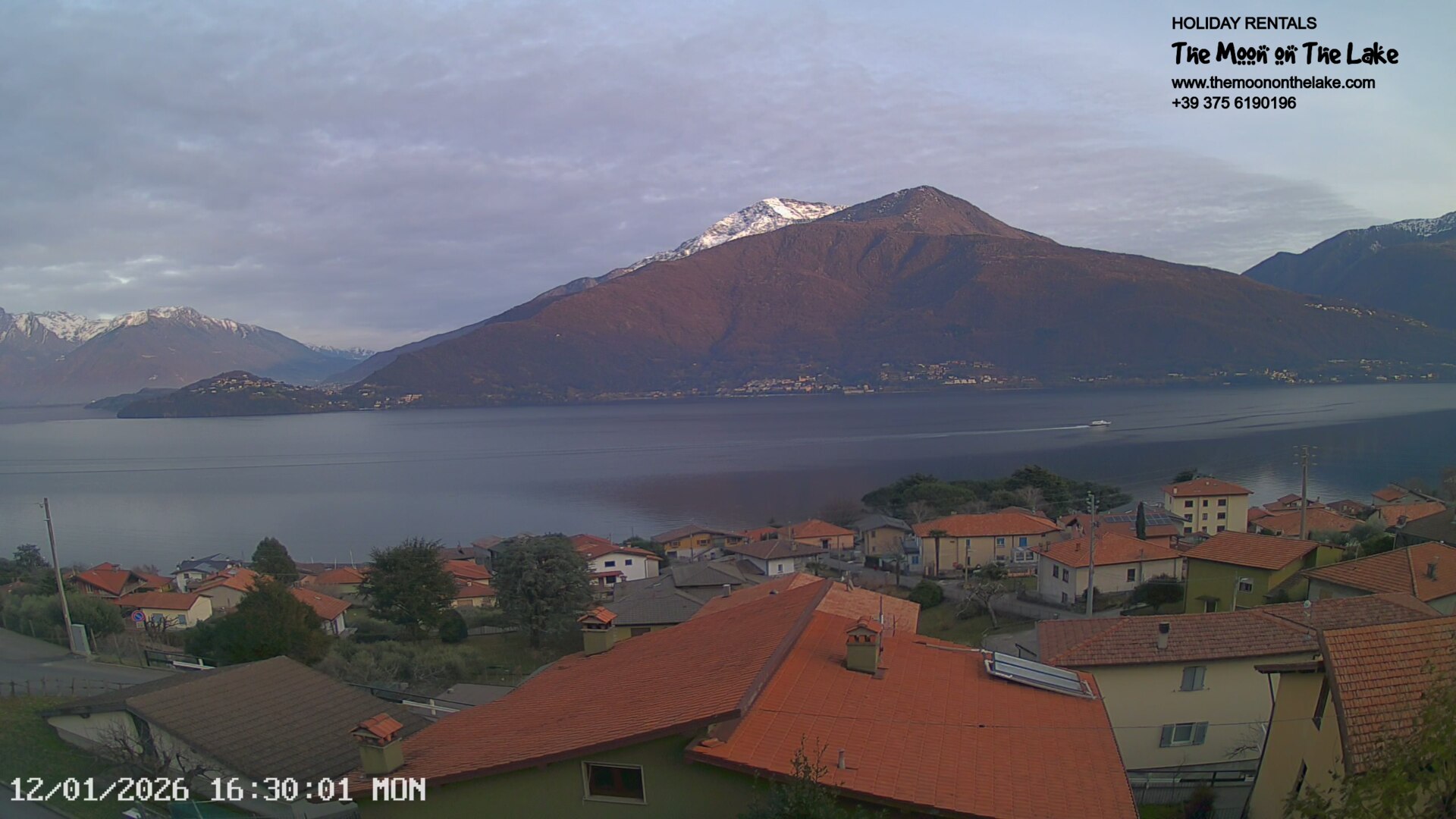 immagine della webcam nei dintorni di Gordona: webcam Pianello del Lario