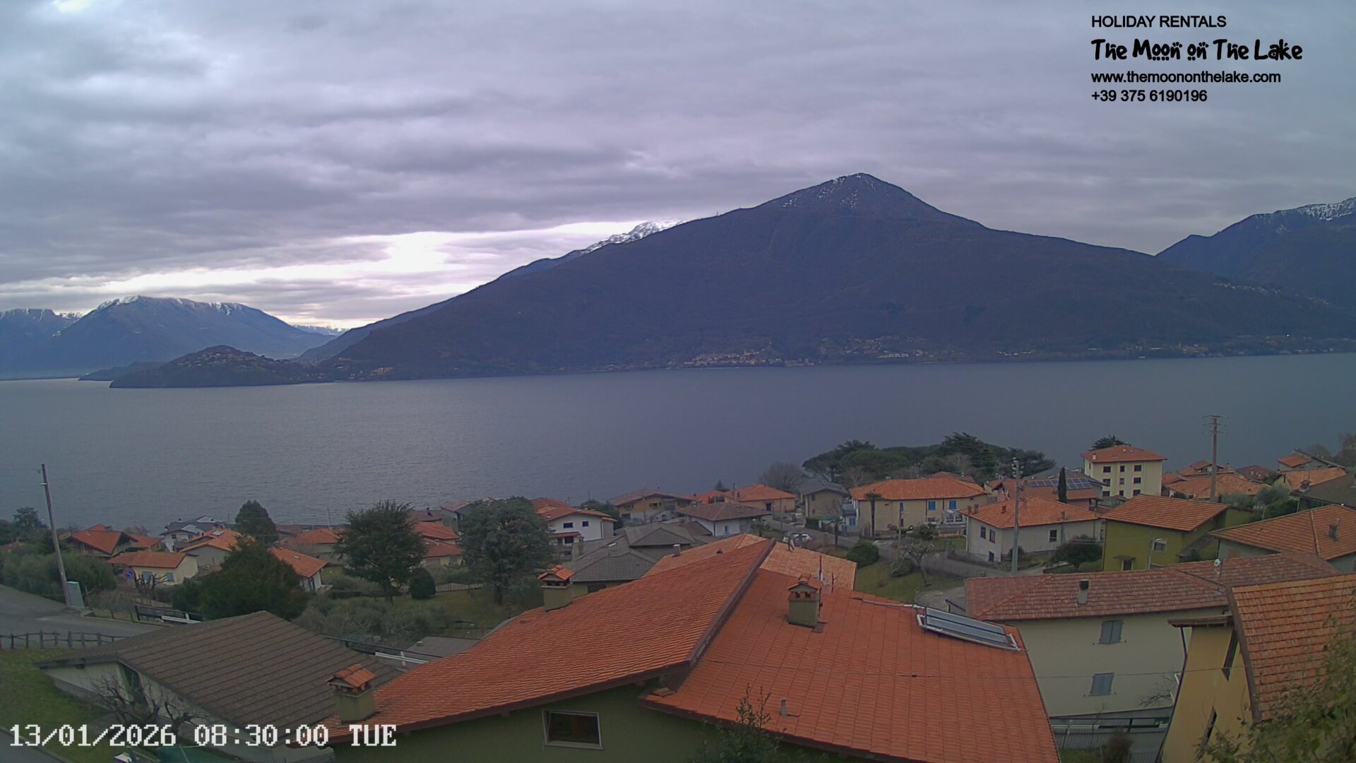 immagine della webcam nei dintorni di Vercana: webcam Pianello del Lario