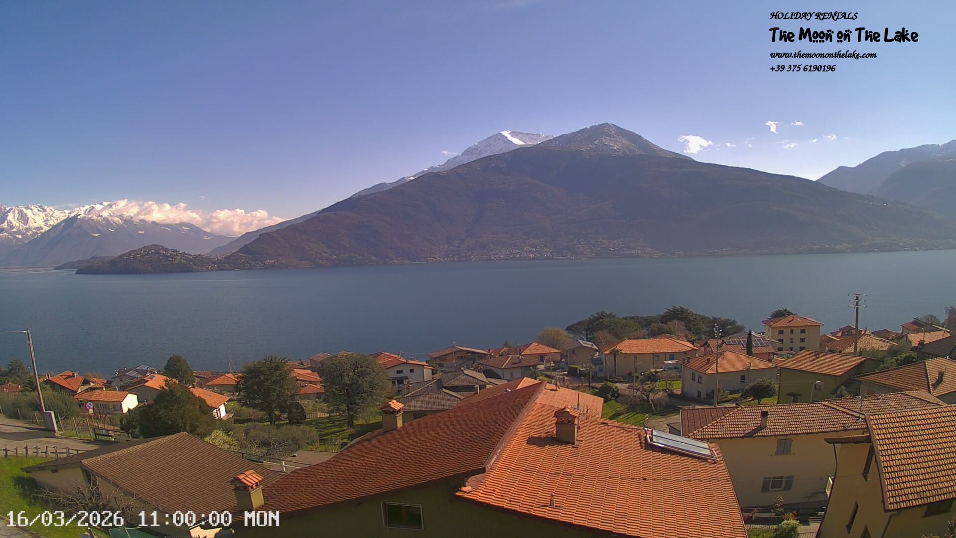 immagine della webcam nei dintorni di Monte Legnone: webcam Pianello del Lario