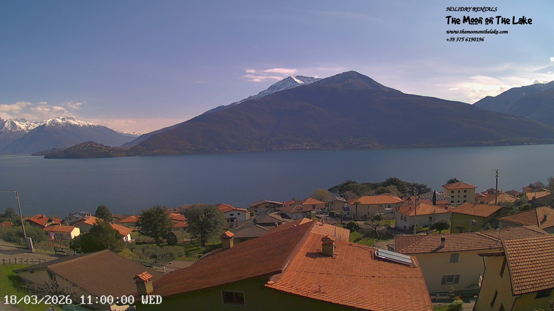 immagine della webcam nei dintorni di Alpe Giumello: webcam Pianello del Lario