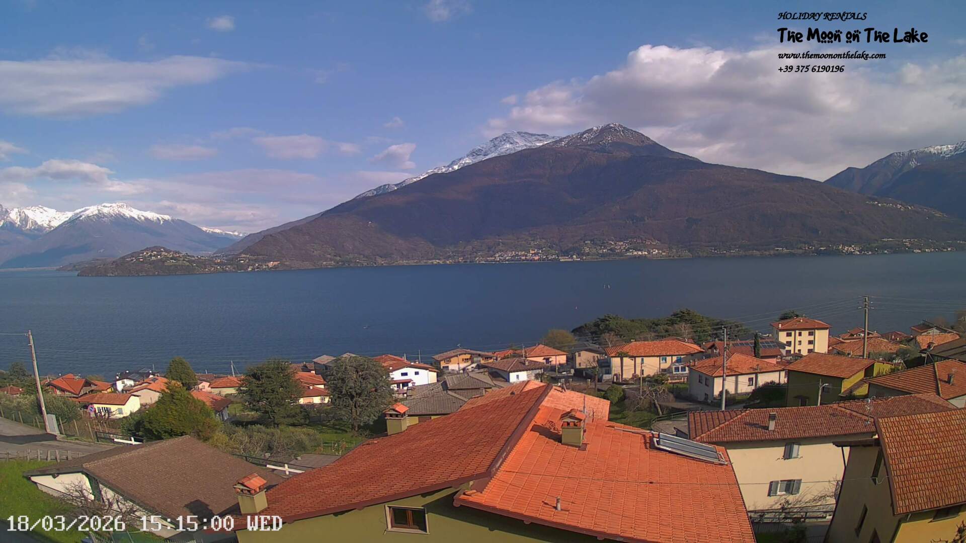 immagine della webcam nei dintorni di Alpe Giumello: webcam Pianello del Lario
