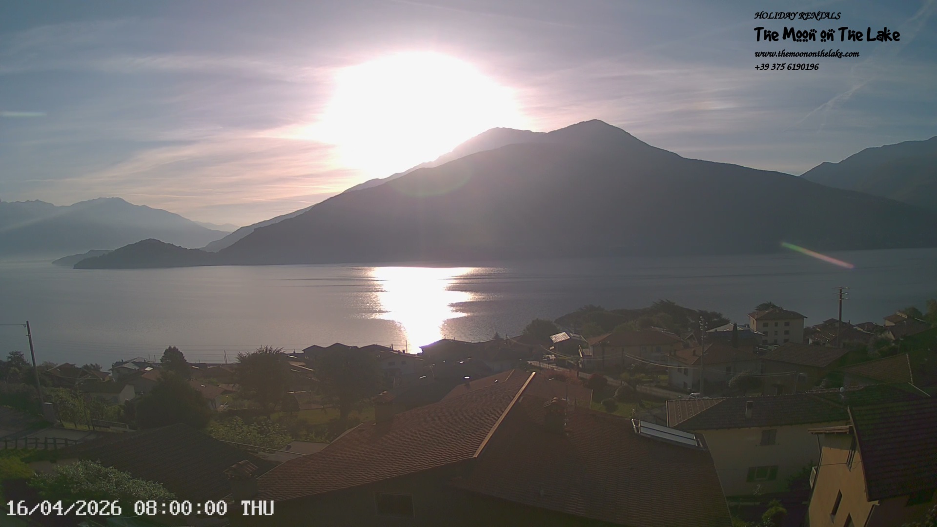 immagine della webcam nei dintorni di Gordona: webcam Pianello del Lario