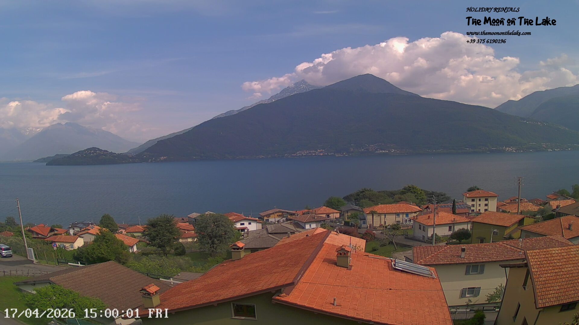 immagine della webcam nei dintorni di Menarola: webcam Pianello del Lario