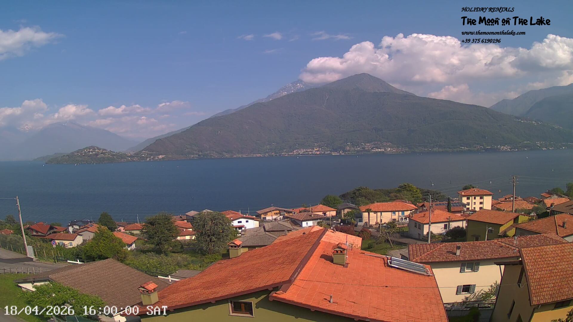 immagine della webcam nei dintorni di Sala Comacina: webcam Pianello del Lario