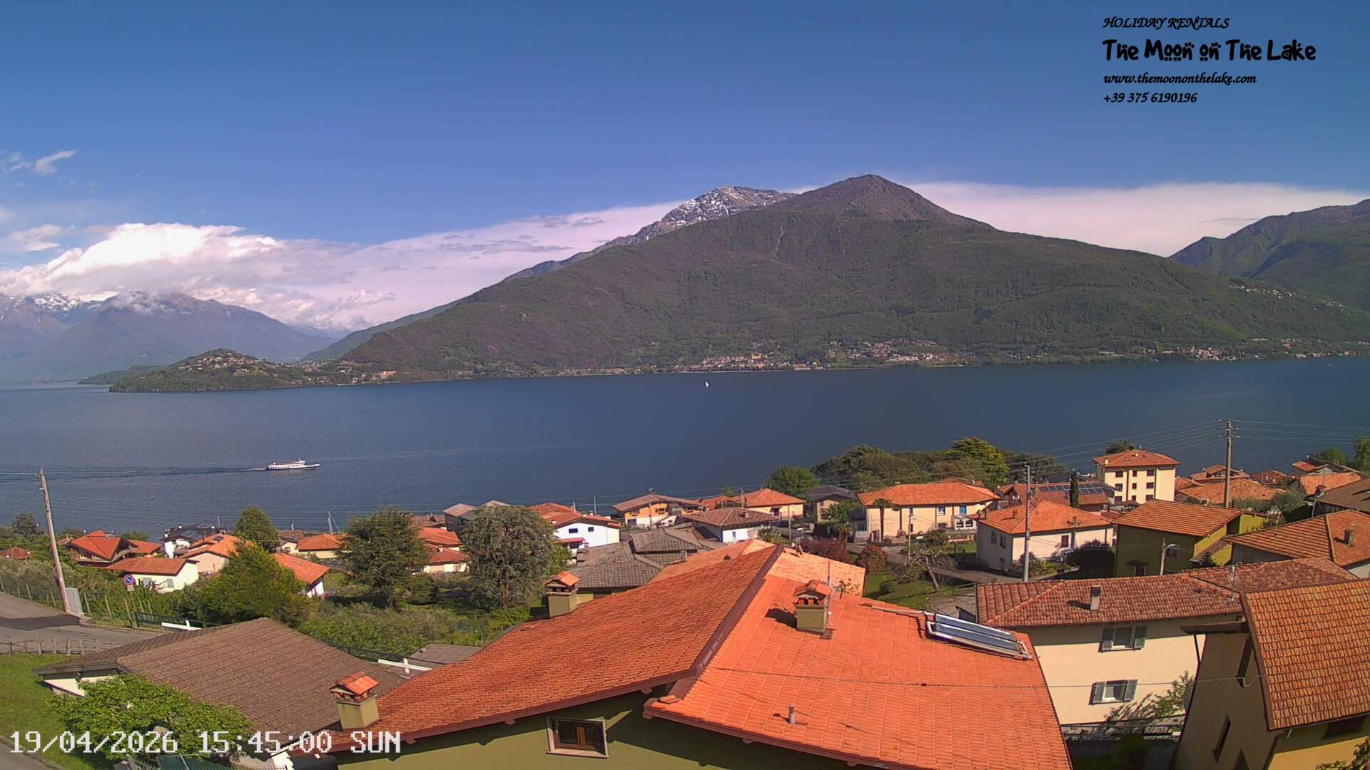 immagine della webcam nei dintorni di Perledo: webcam Pianello del Lario