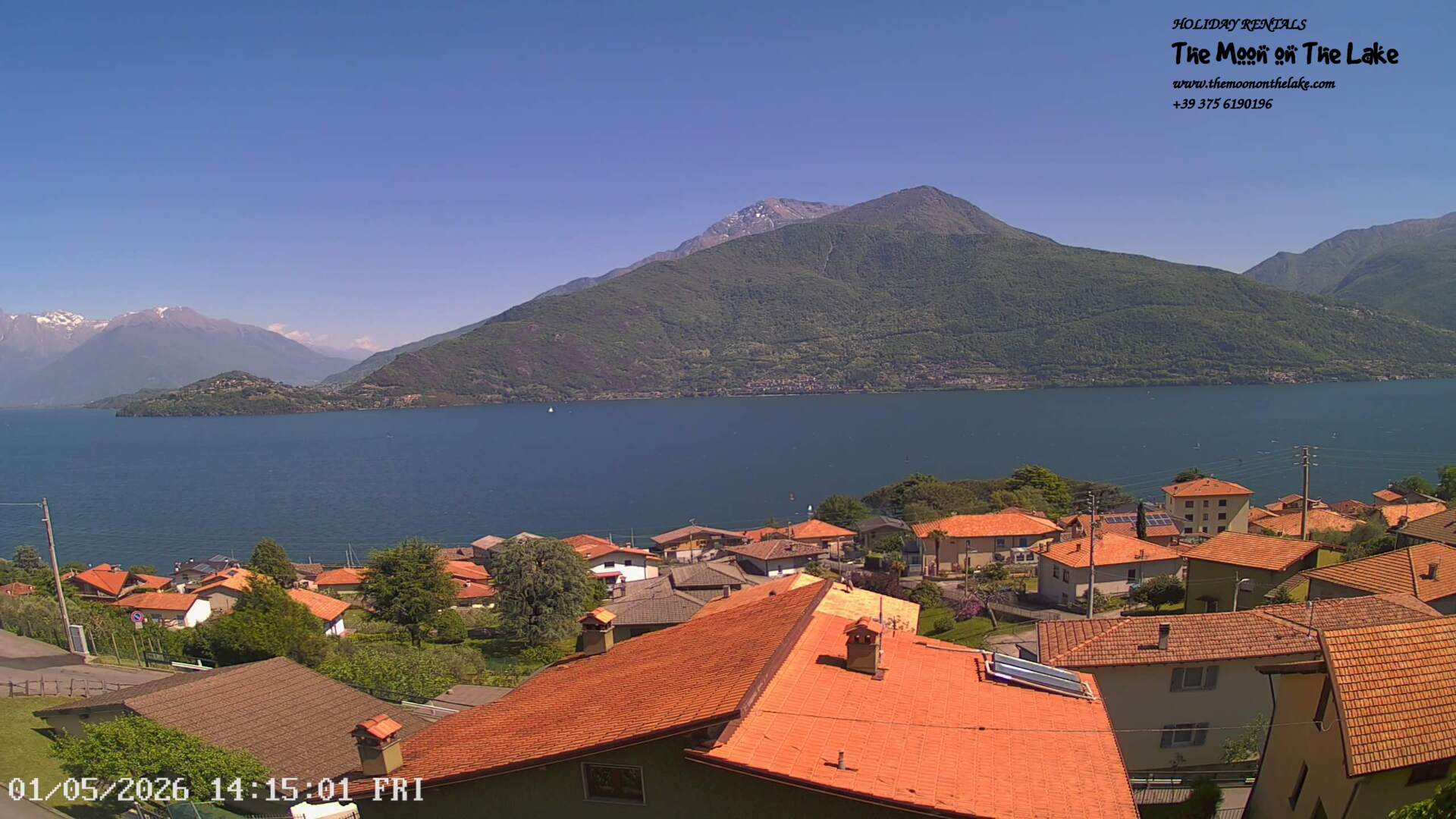 immagine della webcam nei dintorni di Dosso del Liro: webcam Pianello del Lario