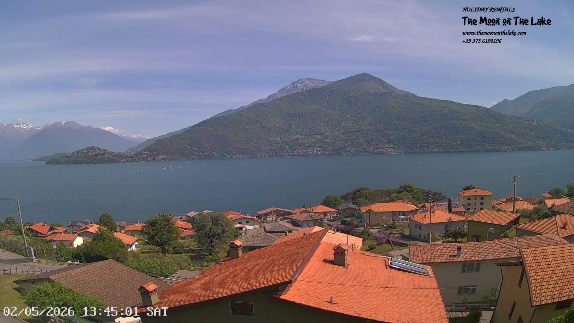 immagine della webcam nei dintorni di Domaso: webcam Pianello del Lario