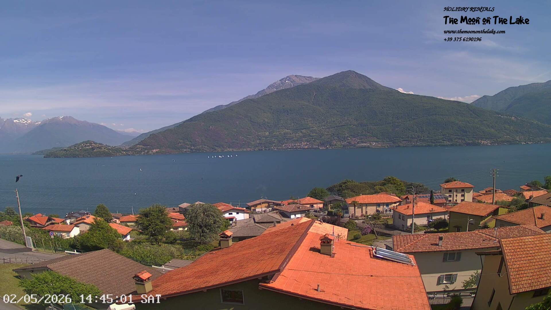 immagine della webcam nei dintorni di Perledo: webcam Pianello del Lario