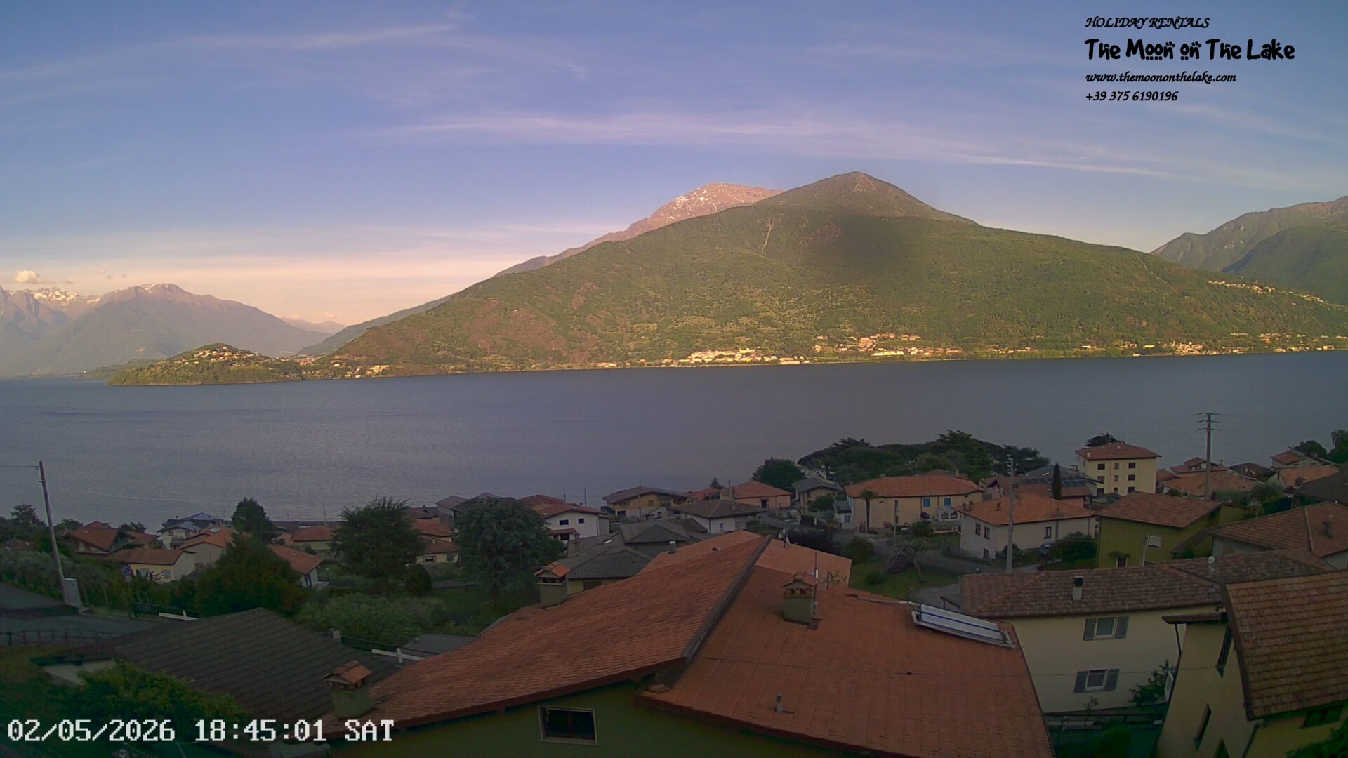 immagine della webcam nei dintorni di Menarola: webcam Pianello del Lario