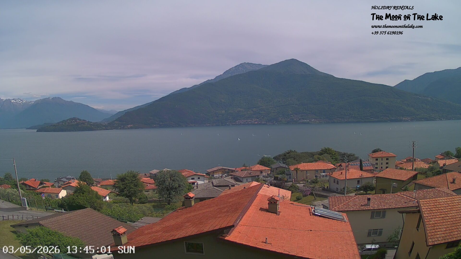 immagine della webcam nei dintorni di Alpe Giumello: webcam Pianello del Lario