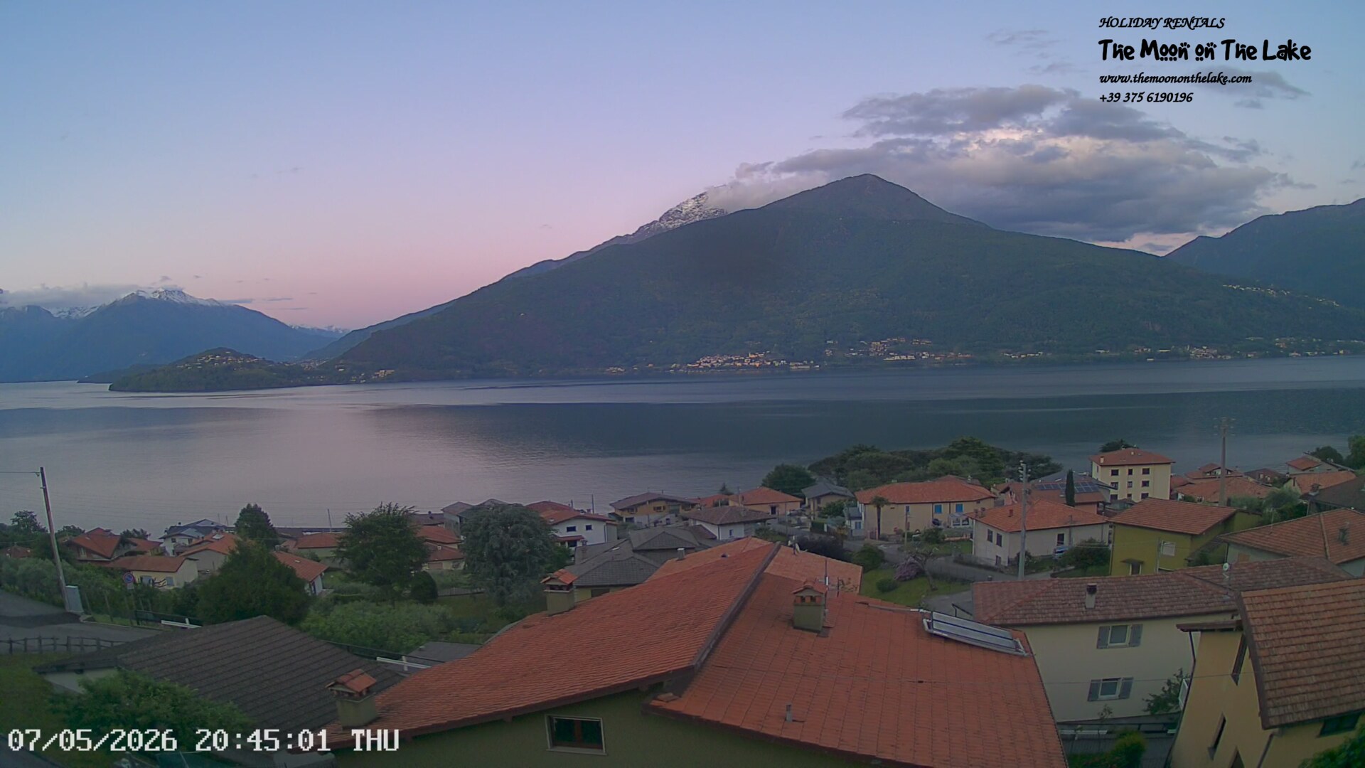 immagine della webcam nei dintorni di Cremia: webcam Pianello del Lario