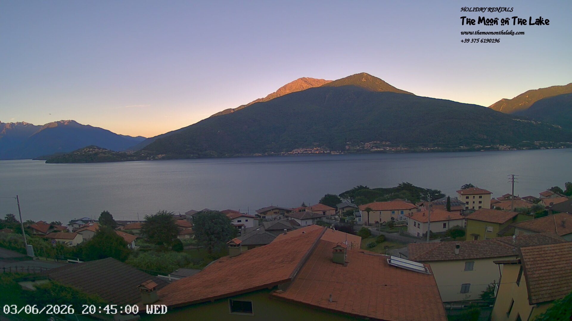 immagine della webcam nei dintorni di Alpe Giumello: webcam Pianello del Lario