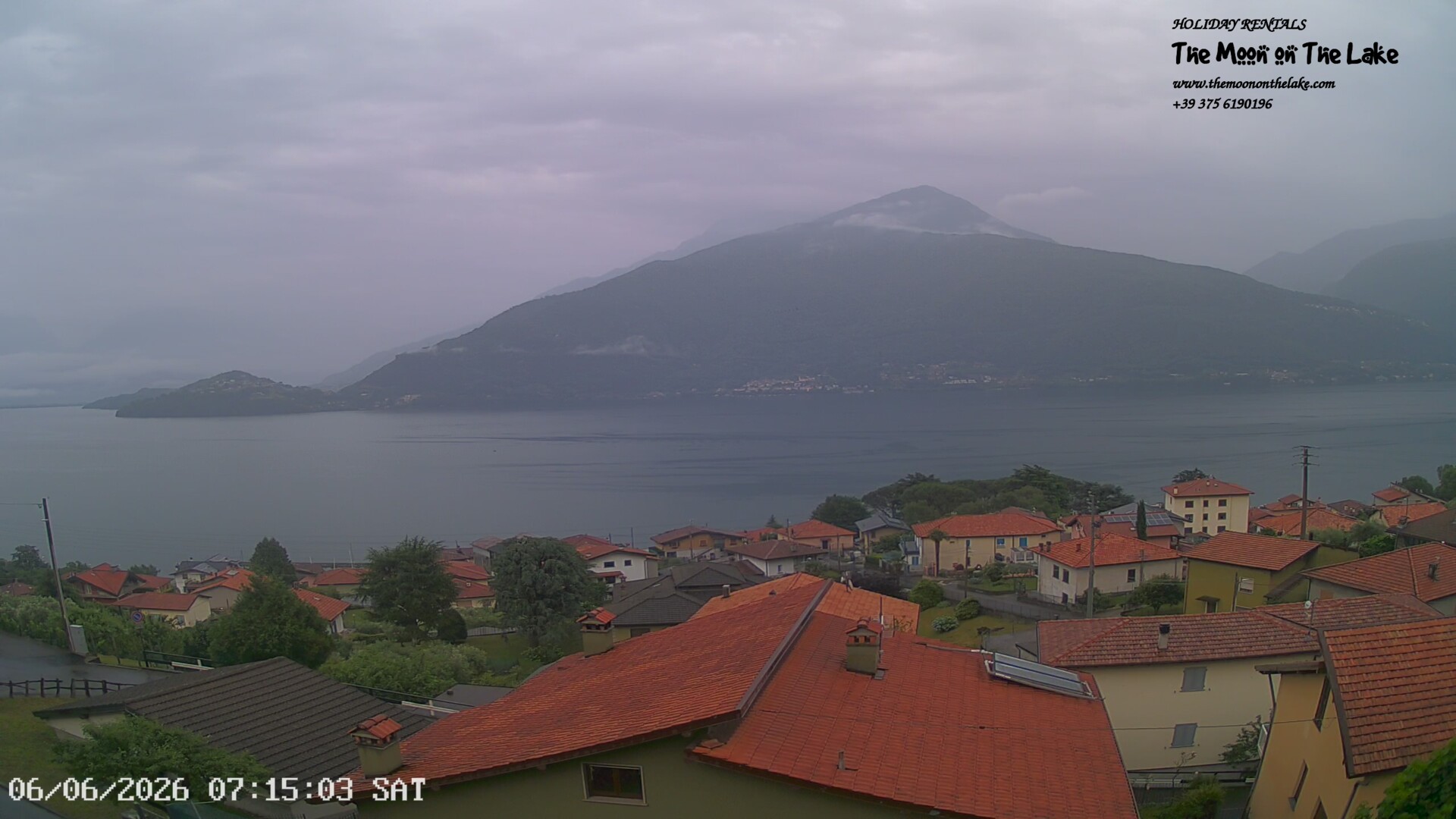 immagine della webcam nei dintorni di Montemezzo: webcam Pianello del Lario