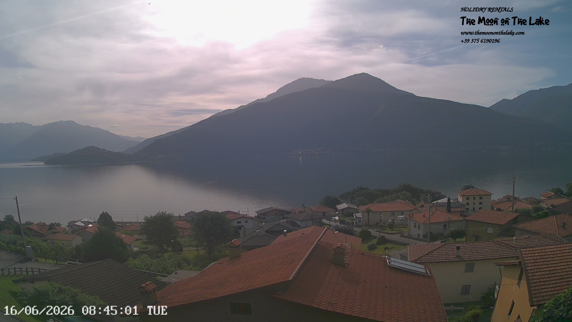 immagine della webcam nei dintorni di Monte Legnone: webcam Pianello del Lario