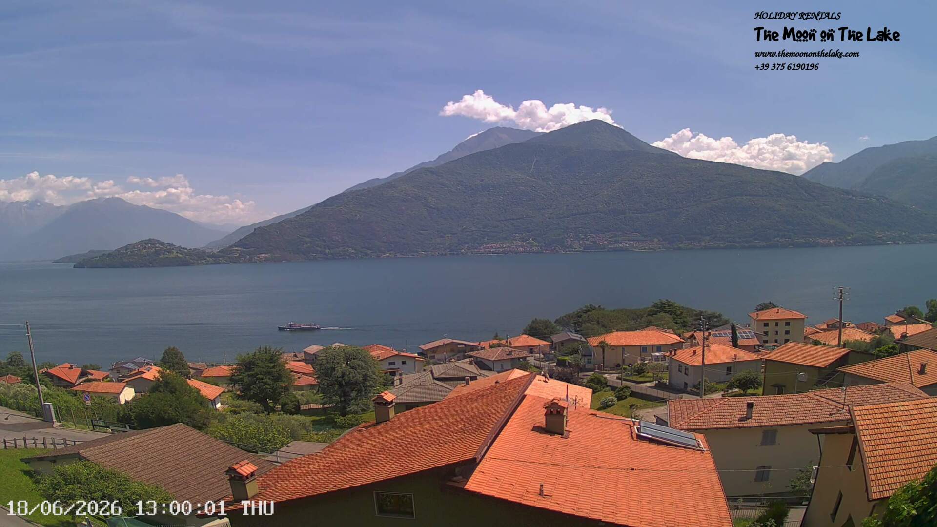 immagine della webcam nei dintorni di Varenna: webcam Pianello del Lario