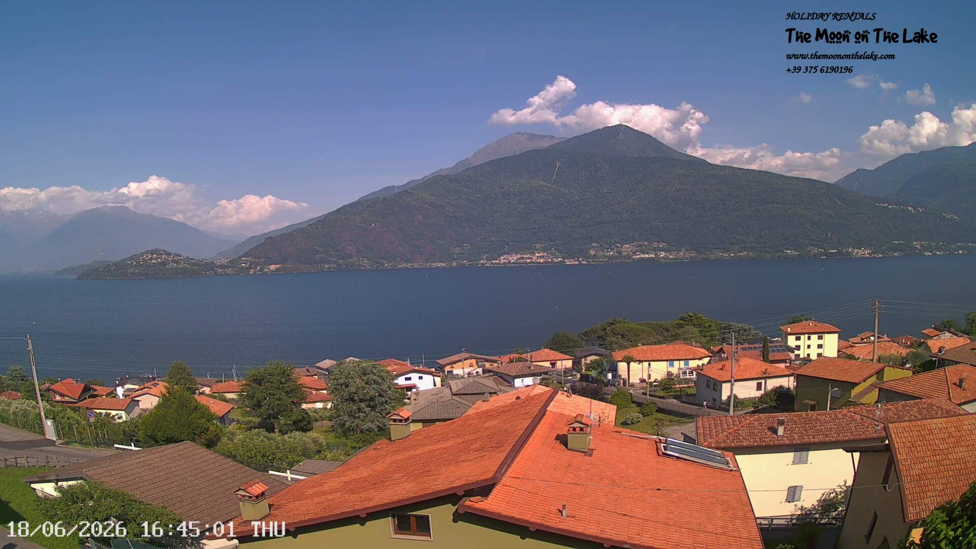 immagine della webcam nei dintorni di Monte Legnone: webcam Pianello del Lario