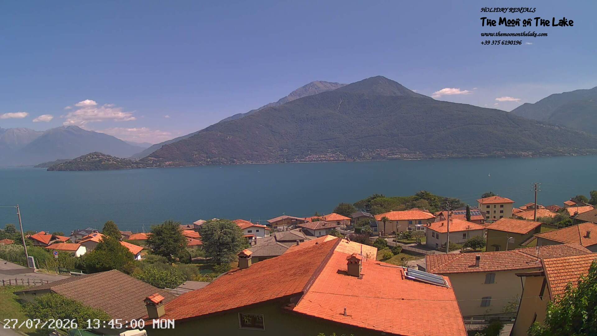 immagine della webcam nei dintorni di Montemezzo: webcam Pianello del Lario
