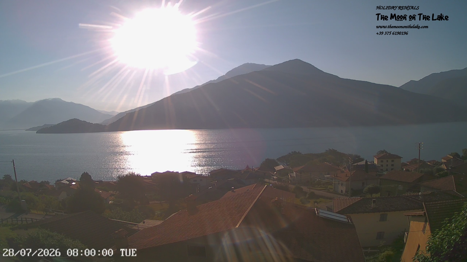 immagine della webcam nei dintorni di Montemezzo: webcam Pianello del Lario